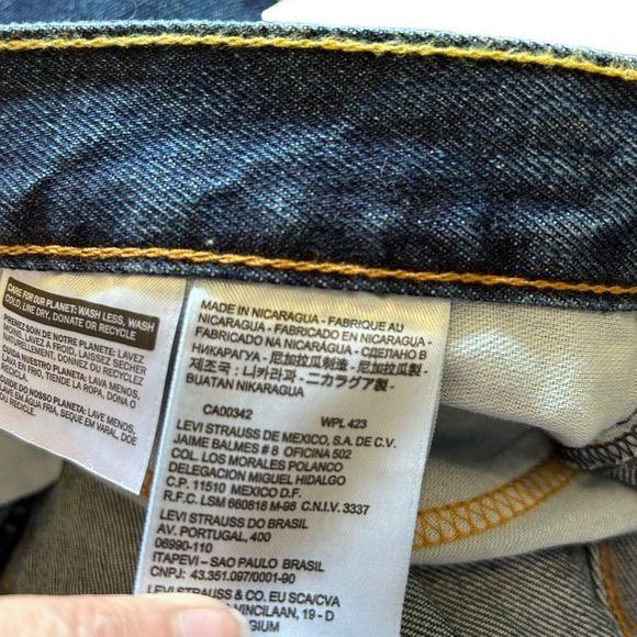 Levi’s 550 Men’s Jeans red‎ tag dark wash size 46 x 30 - Picture 5 of 7